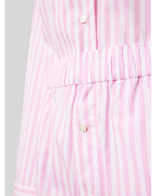 Polo Ralph Lauren Pink Pyjama mit Streifenmuster