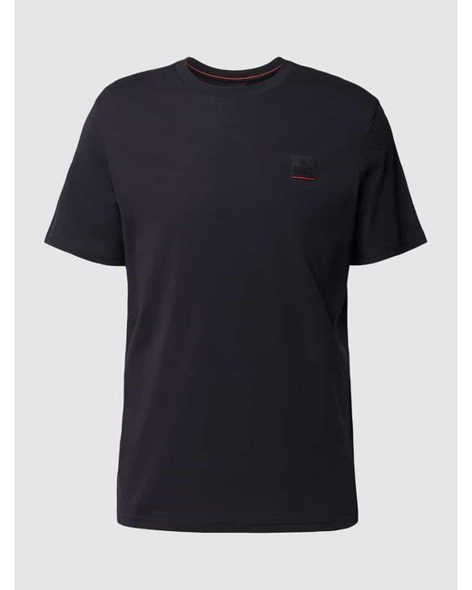 Bogner Fire + Ice T-Shirt mit Label-Badge Modell 'VITO2' in Black für Herren