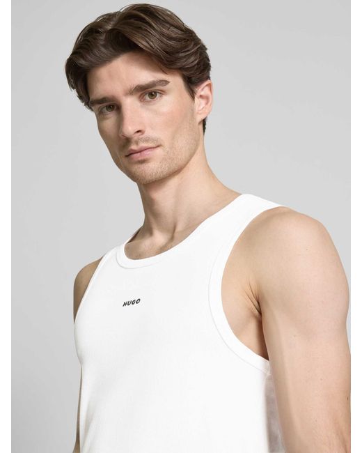 HUGO Tanktop in het White voor heren