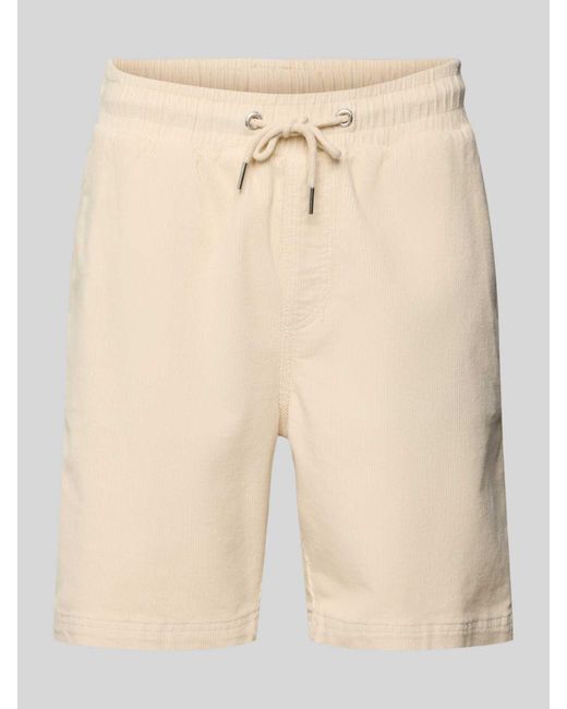 Mazine Regular Fit Korte Broek Van Corduroy in het Natural voor heren