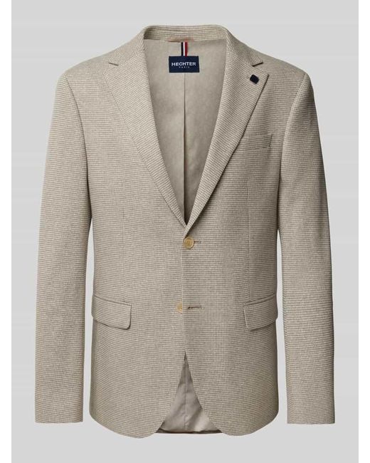 Hechter Paris Sakko Mit Strukturmuster Modell 'Eco' in Gray für Herren
