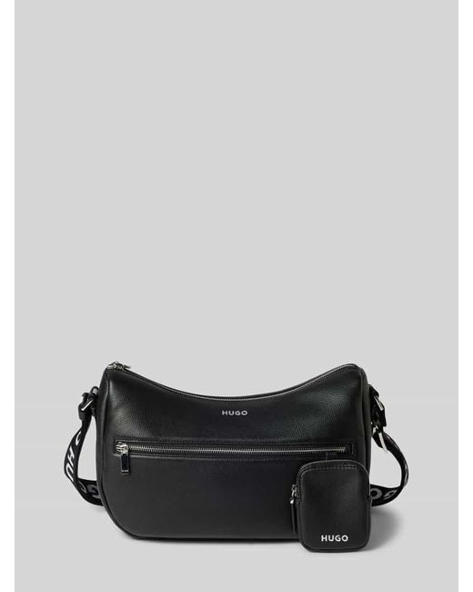 HUGO Black Handtasche mit Schulterriemen