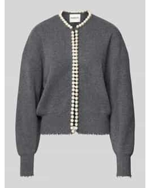Essentiel Antwerp Comfort Fit Gebreid Jack Van Wolmix Met Kasjmier, Model 'Ideas' in het Gray