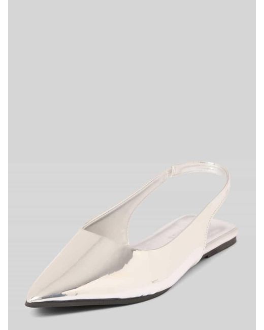 ONLY Natural Slingbacks mit spitzer Schuhspitze Modell 'AURA-2'