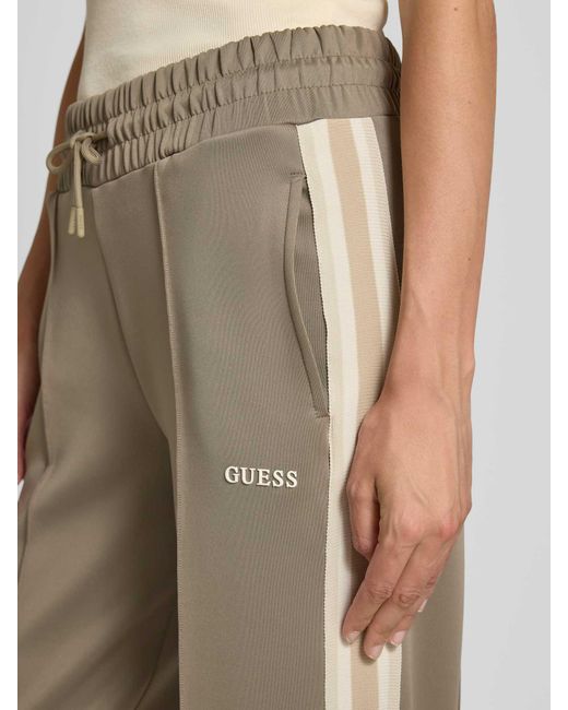 Guess Sweatpants Met Elastische Band, Model 'Yarrow' in het Natural