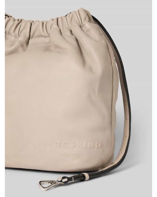 Liebeskind Berlin Natural Handtasche Mit Label-Detail Modell 'Cloud'