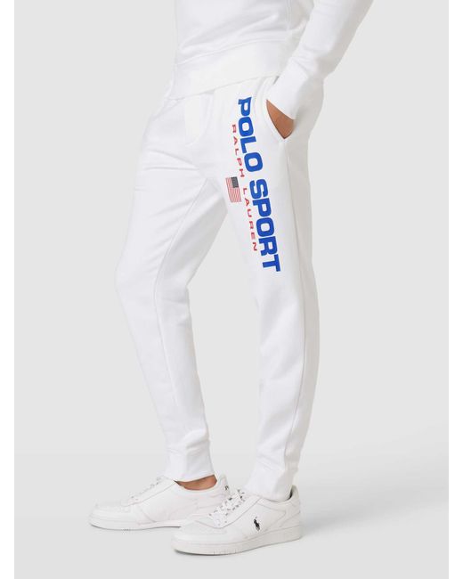 Polo Ralph Lauren Sweatpants mit Label-Print in White für Herren