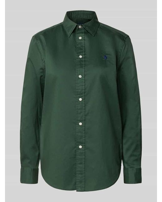 Polo Ralph Lauren Green Hemdbluse mit Knopfleiste