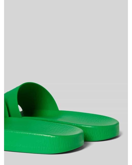 Polo Ralph Lauren Slides mit Label-Prägung in Green für Herren