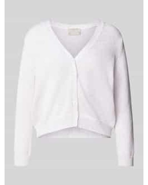 Hemisphere Vest Met Knoopsluiting in het White