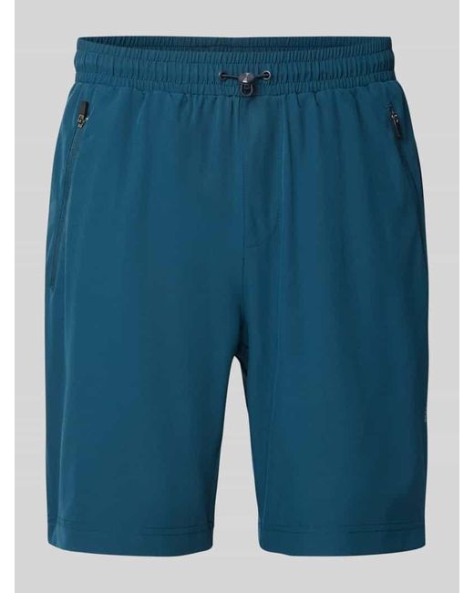 J.o.y. Regular Fit Shorts Mit Reißverschlusstaschen Modell 'Marek' in Blue für Herren