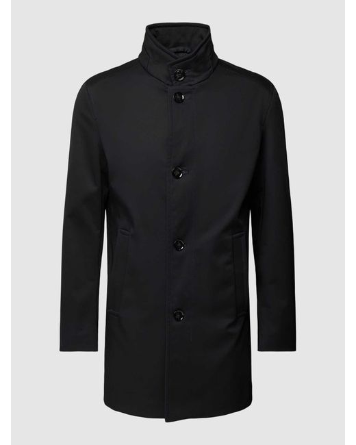 Strellson Mantel mit Stehkragen Modell 'Finchley 2.0' in Black für Herren