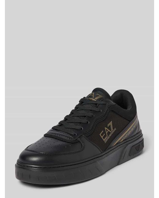 EA7 Sneaker mit Schnürverschluss in Black für Herren