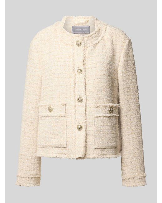 White Label Blazer in het Natural