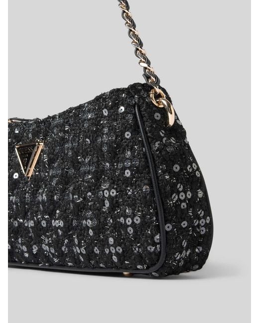 Guess Handtas Met Labelapplicatie in het Black