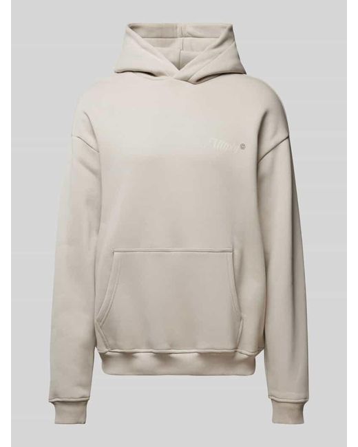 Multiply Apparel Oversized Hoodie Mit Label-Print in Gray für Herren