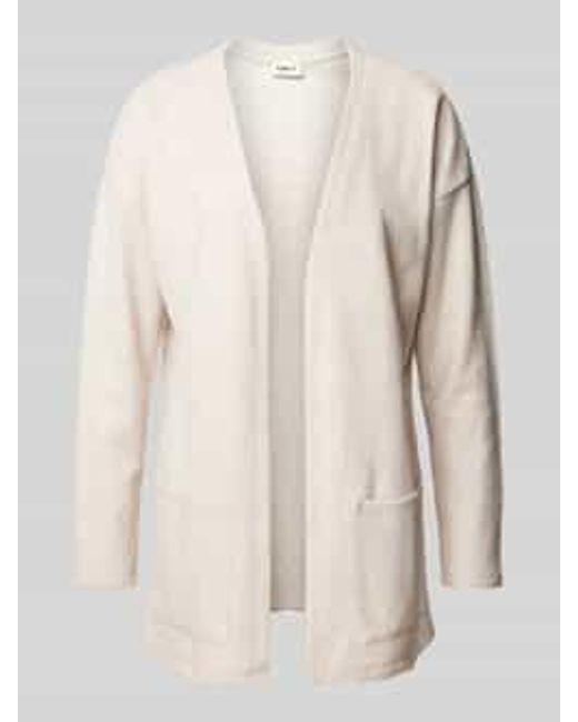 ONLY Regular Fit Cardigan Met Katoen in het Natural
