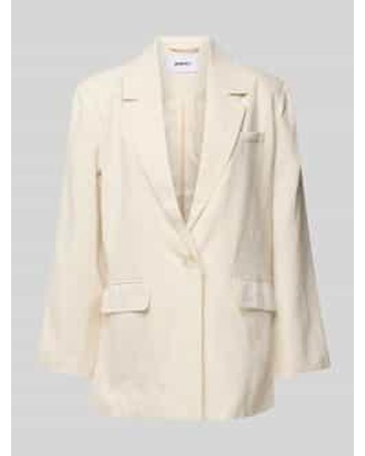 Moves Regular Fit Blazer Met Klepzakken in het Natural