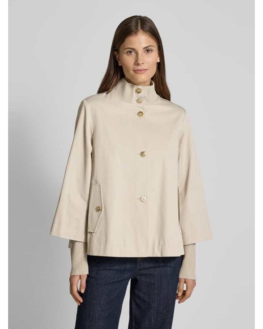 S.oliver Natural Relaxed Fit Jacke Mit Langen Strickbündchen