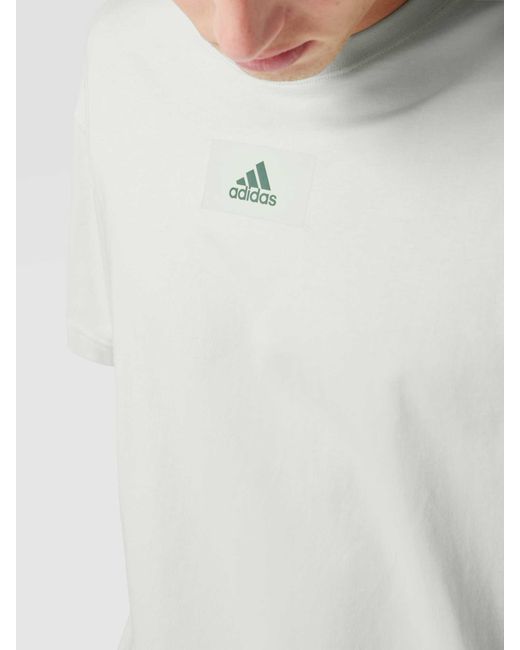 Adidas T-shirt Met Logoprint in het White voor heren