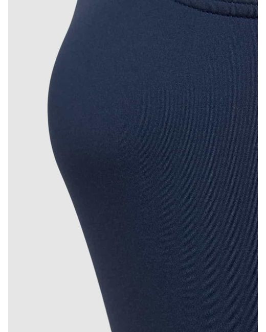 Tommy Hilfiger Blue Badeanzug in unifarbenem Design