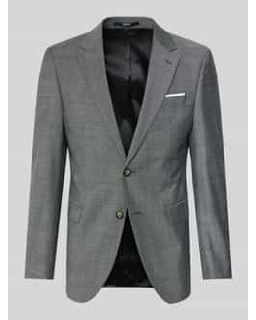 Joop! 2-Knoops Colbert Met Reverskraag, Model 'Herby' in het Gray voor heren