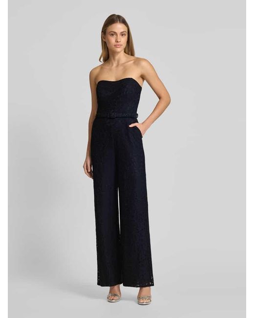 VM VERA MONT Blue Jumpsuit Mit Taillengürtel