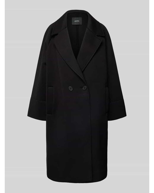 someday. Black Mantel mit Leistentaschen Modell 'Vamara'
