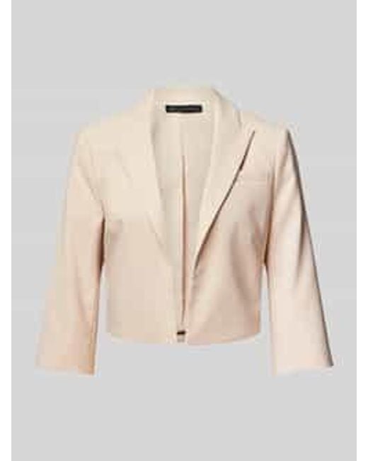 Betty Barclay Blazer Met Paspelzak Op De Borst in het Natural