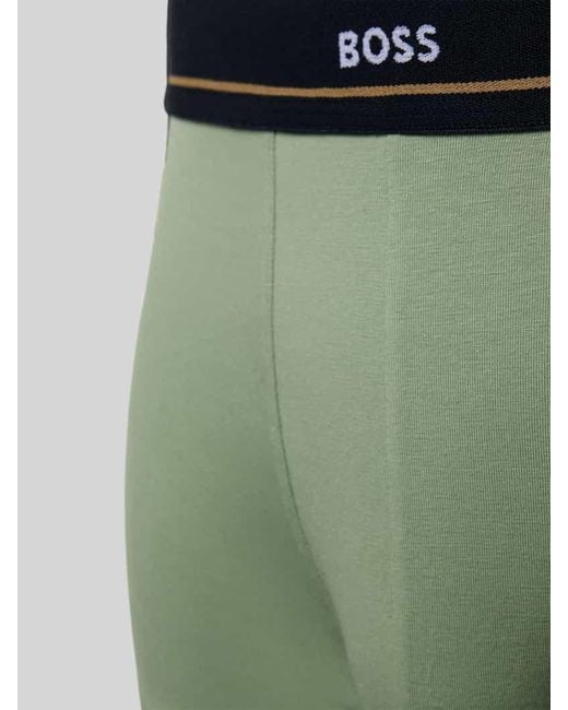 Boss Trunks aus Baumwoll-Mix im 5er-Pack Modell 'ESSENTIAL' in Blue für Herren