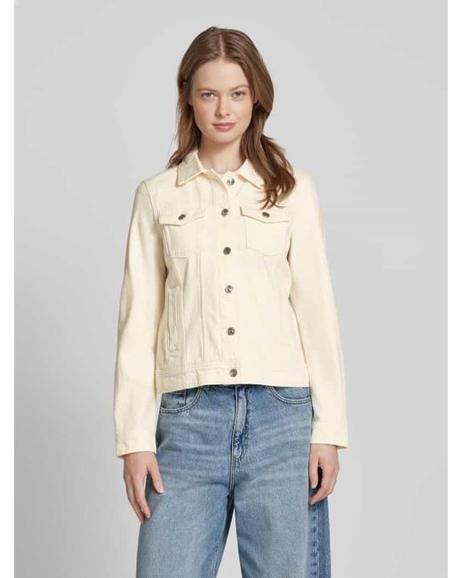 Tom Tailor Natural Regular Fit Jeansjacke aus reiner Baumwolle