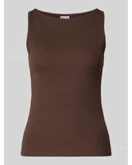 Pieces Tanktops in het Brown