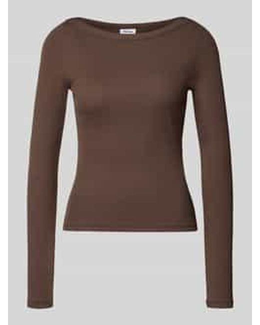Noisy May Longsleeves in het Brown