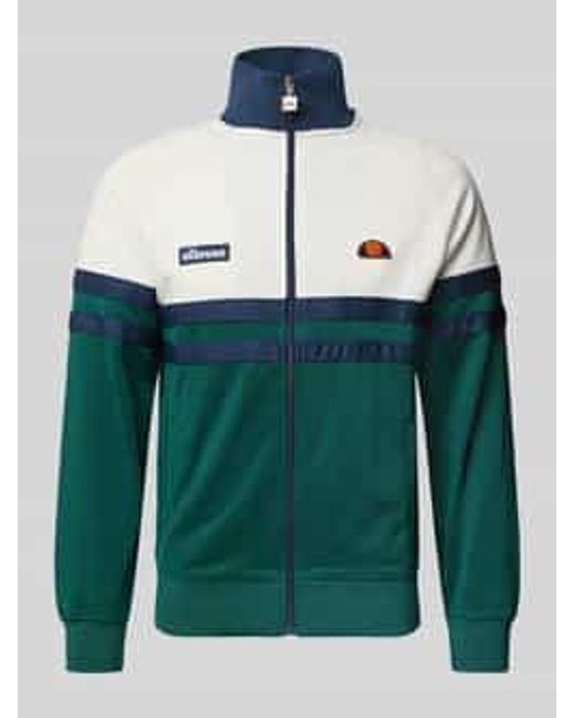 Ellesse Sweatjack Met Labelpatch, Model 'Rimini' in het Blue voor heren