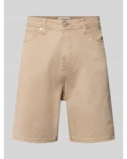 Jack & Jones Denim Shorts in het Natural voor heren