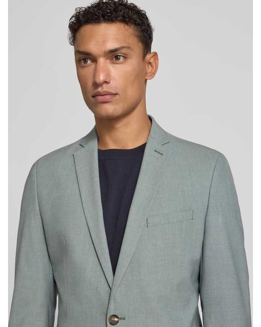 S.oliver Slim Fit Anzugsakko mit Viskoseanteil in Green für Herren