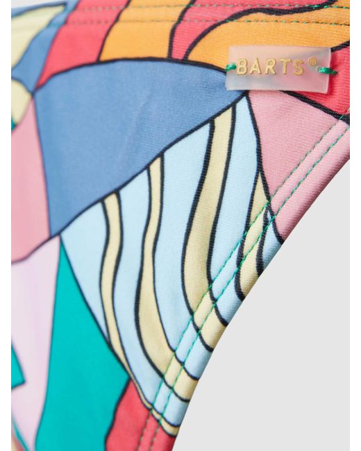 Barts Blue Bikini-Slip mit Allover-Muster Modell 'FLINDER'