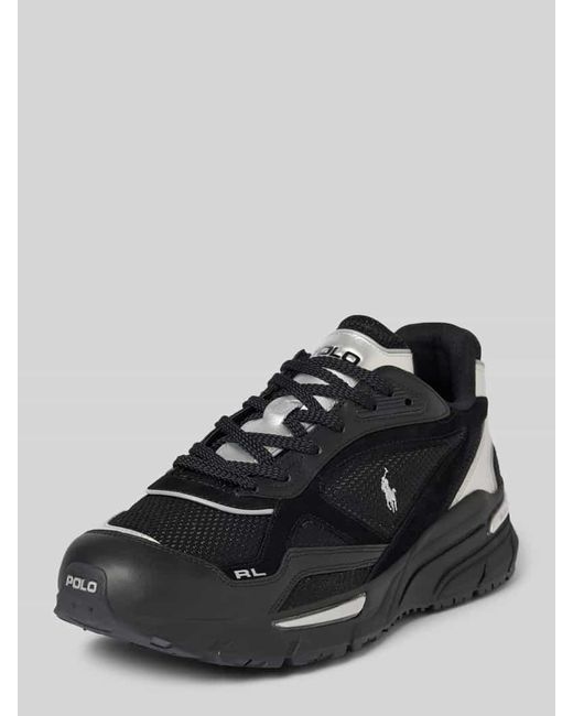 Polo Ralph Lauren Sneaker mit Logo-Stitching Modell 'TRACKSTR 275' in Black für Herren