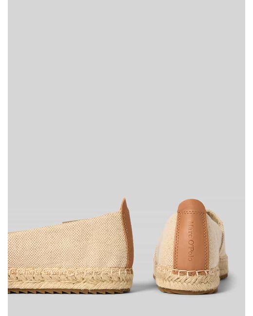 Marc O' Polo Natural Espadrilles aus hochwertigem Canvas