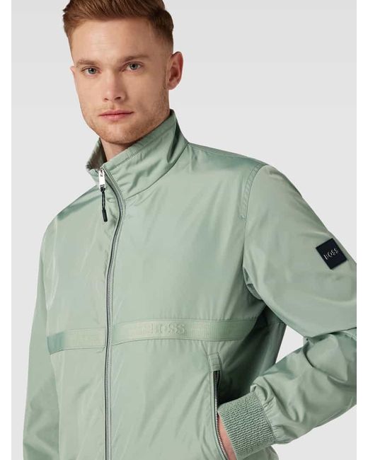 Boss Jacke mit Reißverschlusstaschen Modell 'Celtipo' in Green für Herren