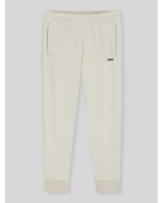 Boss Boss Sweatpants in het White voor heren
