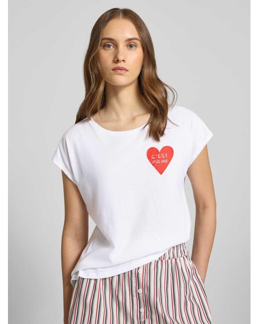 Juvia T-Shirts in het White
