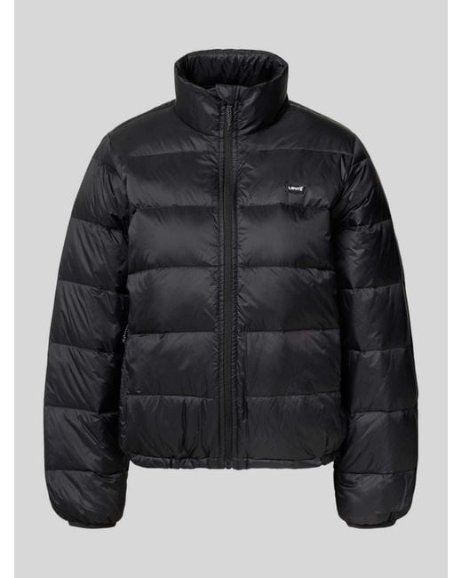 Levi's Regular Fit Gewatteerd Jack Met Vulling Van Eendendons, Model 'Polly' in het Black