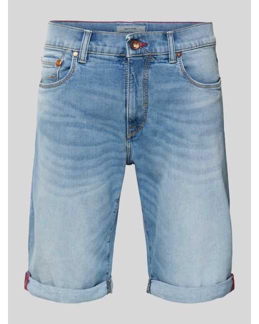 Pierre Cardin Korte Jeans Met Steekzakken in het Blue voor heren