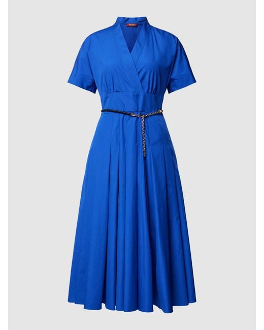 Max Mara Studio Midi-jurk in het Blue