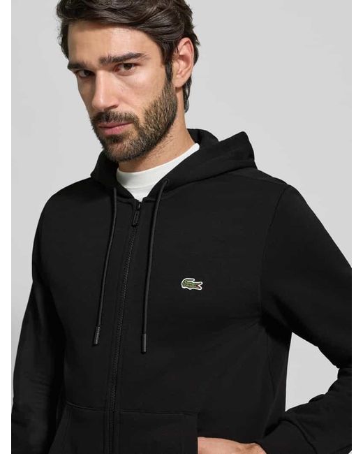 Lacoste Sweatjacke Mit Reißverschluss in Black für Herren