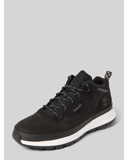 Timberland Sneaker mit Logo-Patch Modell 'TRECKER' in Black für Herren