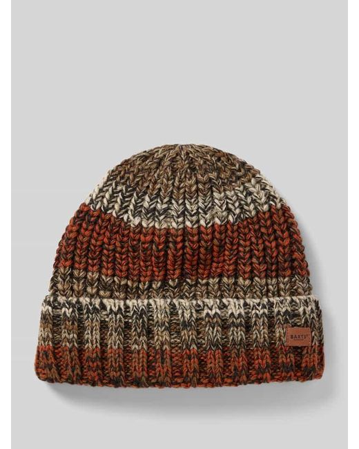 Barts Beanie mit Label-Detail Modell 'AKOTAN' in Brown für Herren