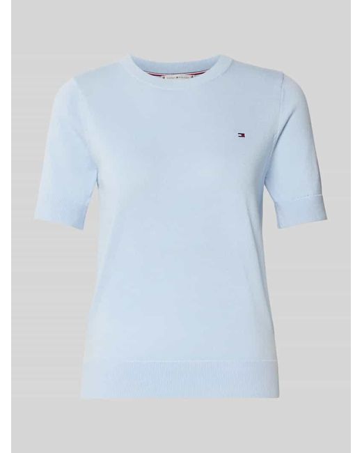 Tommy Hilfiger Blue Regular Fit T-Shirt aus reiner Baumwolle