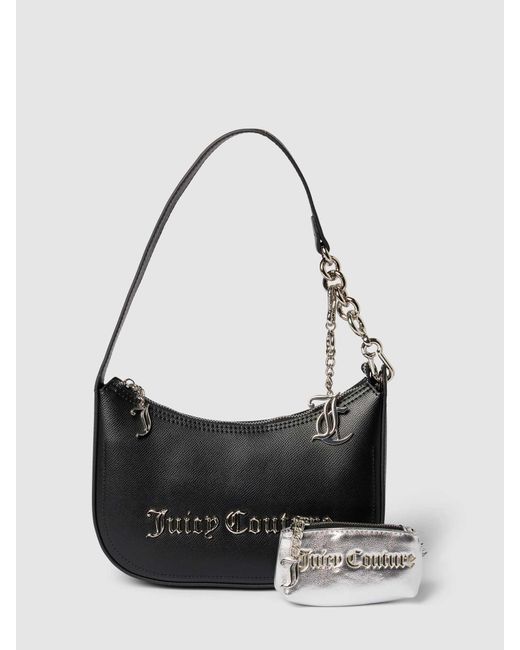 Juicy Couture White Hobo Bag mit Label-Applikation Modell 'JASMINE'